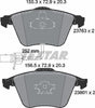 Textar Brake Pads Full Set Of 4 Front 2376302 thumbnail