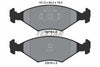 Textar Brake Pads Full Set Of 4 Front 2377501 thumbnail