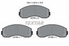 Textar Brake Pads Full Set Of 4 Front 2378401 thumbnail