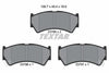 Textar Brake Pads Full Set Of 4 Front 2379501 thumbnail