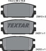 Textar Brake Pads Set Brake Pads Full Set Of 4 Rear 2381301 thumbnail