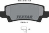 Textar Brake Pads Set Brake Pads Full Set Of 4 Rear 2381601 thumbnail