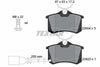 Textar Brake Pads Full Set Of 4 Rear With Brake Caliper Screws 2382301 thumbnail