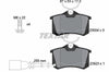 Textar Brake Pads Full Set Of 4 Rear With Brake Caliper Screws 2382301 thumbnail