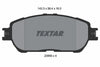 Textar Brake Pads Full Set Of 4 Front 2385501 thumbnail