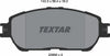 Textar Brake Pads Full Set Of 4 Front 2385501 thumbnail