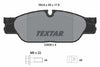 Textar Brake Pads Full Set Of 4 Front With Accessories 2390801 thumbnail