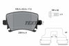 Textar Brake Pads Full Set Of 4 Rear With Brake Caliper Screws With Accessories 2391401 thumbnail