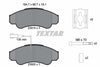 Textar Brake Pads Full Set Of 4 Front With Brake Caliper Screws With Accessories 2391901 thumbnail