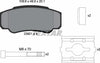 Textar Brake Pads Full Set Of 4 Rear With Brake Caliper Screws With Accessories 2392101 thumbnail