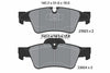 Textar Brake Pads Set Brake Pads Full Set Of 4 Rear 2392302 thumbnail