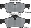 Textar Brake Pads Set Brake Pads Full Set Of 4 Rear 2392302 thumbnail