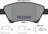 Textar Brake Pads Full Set Of 4 Front With Brake Caliper Screws 2393001 thumbnail