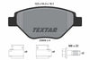 Textar Brake Pads Full Set Of 4 Front With Brake Caliper Screws 2393401 thumbnail