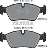 Textar Brake Pads Full Set Of 4 Front 2393501 thumbnail