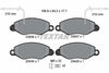 Textar Brake Pads Full Set Of 4 Front With Brake Caliper Screws 2393601 thumbnail