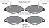 Textar Brake Pads Full Set Of 4 Front With Brake Caliper Screws 2393601 thumbnail
