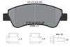 Textar Brake Pads Full Set Of 4 Front With Brake Caliper Screws With Accessories 2395401 thumbnail
