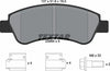 Textar Brake Pads Full Set Of 4 Front With Brake Caliper Screws With Accessories 2395401 thumbnail