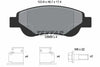 Textar Brake Pads Full Set Of 4 Front With Accessories 2395901 thumbnail
