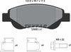 Textar Brake Pads Full Set Of 4 Front With Accessories 2395901 thumbnail
