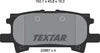 Textar Brake Pads Set Brake Pads Full Set Of 4 Rear 2396701 thumbnail