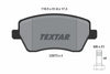 Textar Brake Pads Full Set Of 4 Front With Brake Caliper Screws 2397301 thumbnail