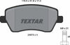 Textar Brake Pads Full Set Of 4 Front With Brake Caliper Screws 2397301 thumbnail