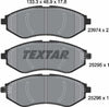 Textar Brake Pads Full Set Of 4 Front 2397406 thumbnail