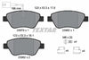 Textar Brake Pads Full Set Of 4 Front With Brake Caliper Screws With Accessories 2397901 thumbnail