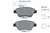Textar Brake Pads Full Set Of 4 Front With Brake Caliper Screws With Accessories 2397903 thumbnail