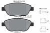 Textar Brake Pads Full Set Of 4 Front With Brake Caliper Screws With Accessories 2398101 thumbnail
