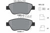 Textar Brake Pads Full Set Of 4 Front With Brake Caliper Screws With Accessories 2398202 thumbnail