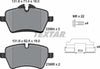 Textar Brake Pads Full Set Of 4 Front With Brake Caliper Screws With Accessories 2398401 thumbnail