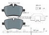 Textar Brake Pads Full Set Of 4 Front With Brake Caliper Screws With Accessories 2398407 thumbnail