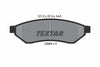 Textar Brake Pads Set Brake Pads Full Set Of 4 Rear 2399401 thumbnail