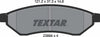 Textar Brake Pads Set Brake Pads Full Set Of 4 Rear 2399401 thumbnail