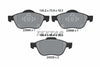 Textar Brake Pads Full Set Of 4 Front 2399601 thumbnail