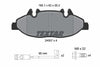 Textar Brake Pads Full Set Of 4 Front With Brake Caliper Screws 2400701 thumbnail