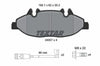 Textar Brake Pads Full Set Of 4 Front With Brake Caliper Screws 2400701 thumbnail