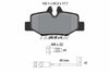 Textar Brake Pads Full Set Of 4 Rear With Brake Caliper Screws 2400801 thumbnail