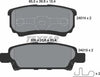 Textar Brake Pads Set Brake Pads Full Set Of 4 Rear 2401401 thumbnail