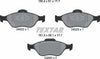 Textar Brake Pads Full Set Of 4 Front 2402201 thumbnail