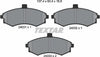 Textar Brake Pads Full Set Of 4 Front 2403101 thumbnail