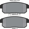 Textar Brake Pads Set Brake Pads Full Set Of 4 Rear 2403901 thumbnail