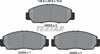 Textar Brake Pads Full Set Of 4 Front 2405301 thumbnail