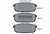 Textar Brake Pads Set Brake Pads Full Set Of 4 Rear 2405801 thumbnail