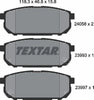 Textar Brake Pads Set Brake Pads Full Set Of 4 Rear 2405801 thumbnail