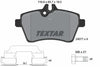 Textar Brake Pads Full Set Of 4 Front With Brake Caliper Screws With Accessories 2407702 thumbnail