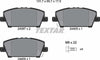 Textar Brake Pads Full Set Of 4 Front 2408701 thumbnail